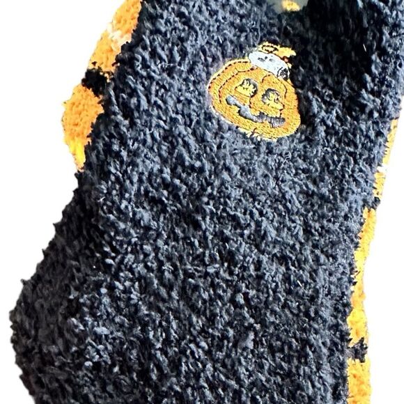 NWT Women’s Halloween Socks - Pumpkins Orange Black - One Size - Picture 10 of 11